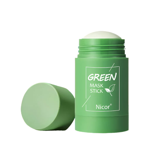Green Tea & Eggplant Clay Mask Stick – 2-in-1 Pore Cleansing + Anti-Acne Treatment